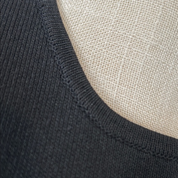 Zara Black Sleeveless Top with Gold Buttons - Picture 3 of 6